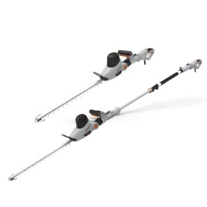 VonHaus Pole Hedge Trimmer 2 in 1 Extendable Telescopic Hedge Cutter 600W – Corded Electric, 45cm Cutting Length, Shoulder Strap, 10m Cable, Adjustable Head, 2 Stage Safety...