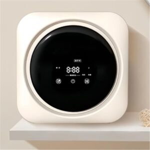 Wall Mounted Mini Automatic Washing Machine, Full-Automatic Washing Machine and Spin Dryer, 3kg Capacity Front Load Washing Machine, 95℃ High-Temperature Drying, for Dormitory...