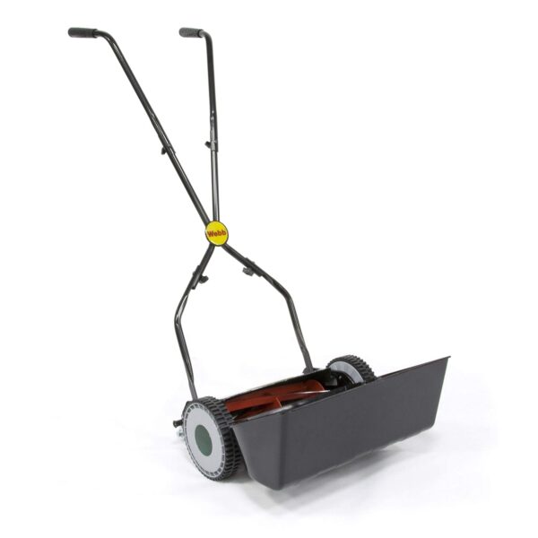 Webb WEH30 Sidewheel Manual Hand Push Cylinder Lawnmower with 4 Cutting Heights, 30cm Cutting Width and 17L Collection Box - Voted Best Buy Budget Mower by BBC Gardener’s World...