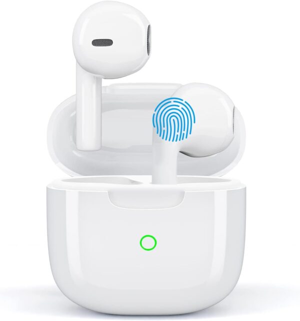 Wireless Earbuds, 2025 Bluetooth 5.3 Headphones in Ear buds, Bass Stereo, with 4 ENC Noise Cancelling Mics, 35H Playtime, IP7 Waterproof, Crystal-Clear Calls, Fast Charging for...
