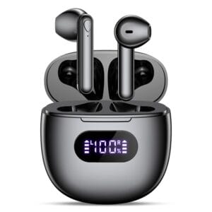 Wireless Earbuds, V5.3 Bluetooth Headphones, 48H Playtime LED Display Wireless Headphones, HiFi Stereo Deep Bass Bluetooth Headphone, IPX7 Waterproof Ear Buds with Built-in Mic...