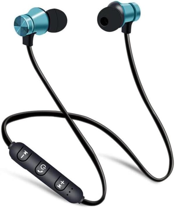 Wireless Headphones, Bluetooth 4.2 In-Ear Earbuds, Magnetic Cordless Sports HI-FI Sound Deep Bass Neckband Headset Earphones With Microphone For Running Workout Home Office Gym...