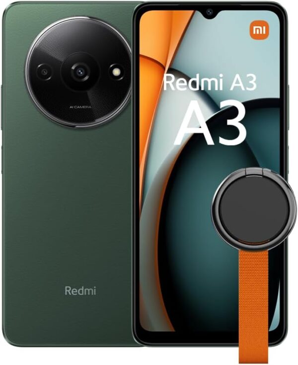 Xiaomi Redmi A3 Smartphone-3+64GB, MediaTek Helio G36,5000mAh(typ) Battery（UK Version+2 Years Warranty