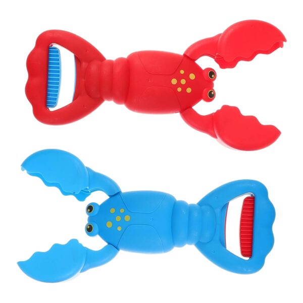 YARNOW 2pcs Plastic Lobster Digger Beach and Sand Excavator Toy Enhance Boys and Girls' Play Crab Claw Design