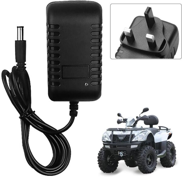 ZOYDP 12V 1000mA Charger for Kids Ride on Car, 12V 1000mA Charger for Kids Electric Ride on Toys, 12V Charger for Ride on Car, Power Adapter for SUV Motorcycle, Jeep, Quad Bike,...