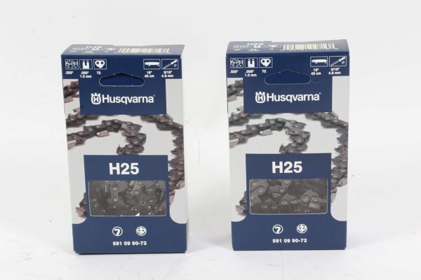 2 Pack Husqvarna 591099072 18" .325 .058 72DL Chainsaw Chain Loop 501840472