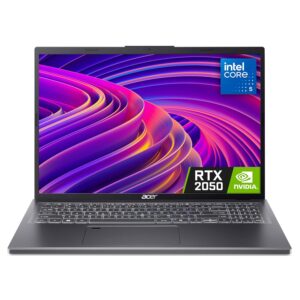 Acer Aspire 16 A16-51GM Laptop - Intel Core 5 120U, 16GB, 1TB SSD, NVIDIA GeForce RTX 2050 4G, 16 InchWUXGA, Windows 11, Iron