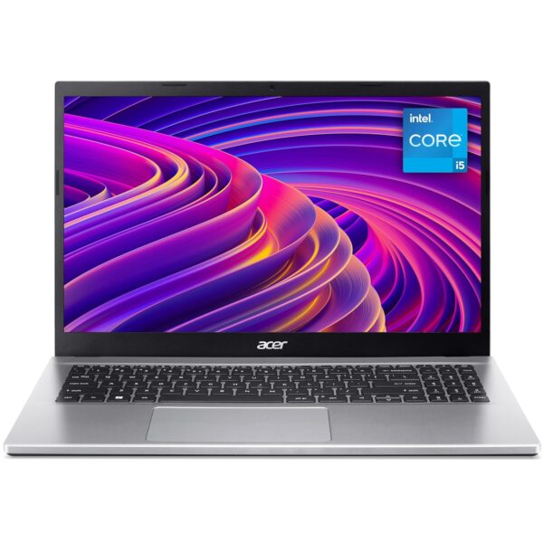 acer Aspire 3 A315-59 Laptop - Intel Core i5-1235U, 8GB, 512GB SSD, Integrated Graphics, 15.6 Inch Full HD, Windows 11, Silver