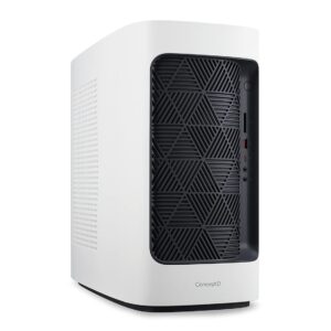 Acer ConceptD 300 Creator PC - (Intel Core i7-11700, 16GB, 1TB SSD and 1TB HDD, NVIDIA GeForce RTX 3070, Windows 11 Pro, White)