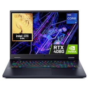 Acer Predator Helios 18 PH18-72 Gaming Laptop - Intel Core i9-14900HX, 32GB, 2TB SSD, NVIDIA GeForce RTX 4080 12, 18" WQXGA IPS 240Hz DCI-P3 100%, Windows 11, Black