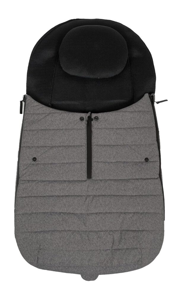 Altabebe AL2700-11 Transitional Baby Car Seat Footmuff Buggy with Pillow Dark Grey