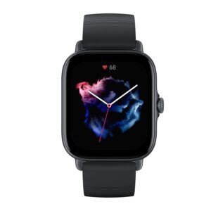Amazfit GTS 3 42mm Smart Watch Sports watch with 150+ sports modes, GPS, 5 ATM Waterproof, Alexa Built-in, Fitness Watch with Heart Rate, SpO2, Sleep, Stress, Female Cycle...