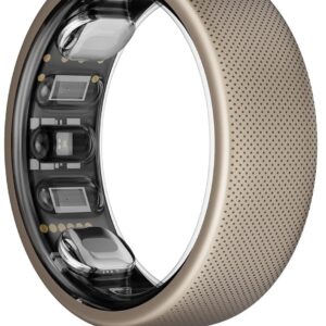 Amazfit Helio Smart Ring Health Tracker, Fitness Tracker Ring, No Subscription, Monitors Sleep, Heart Rate & Stress, Titanium Alloy, Fast 1.4-Hr Charging, Swim/Shower...
