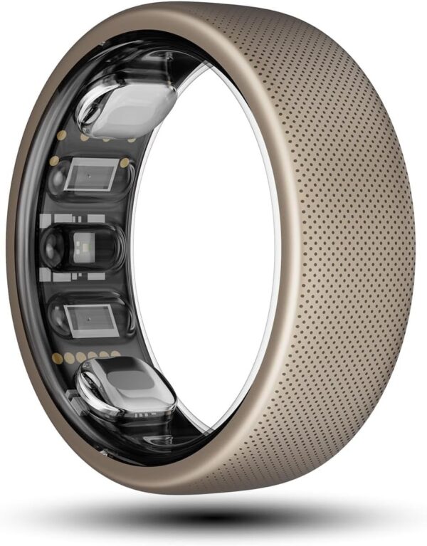 Amazfit Helio Smart Ring Health Tracker, Fitness Tracker Ring, No Subscription, Monitors Sleep, Heart Rate & Stress, Titanium Alloy, Fast 1.4-Hr Charging, Swim/Shower...