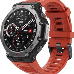 AMAZFIT T-Rex 3 Outdoor Smartwatch 48mm AMOLED Display, Offline Maps & Navigation, 6 Satellite Systems Dual Band GPS, 27 Days Battery Life, NFC Payment, 170 Sports Mode, 45m...