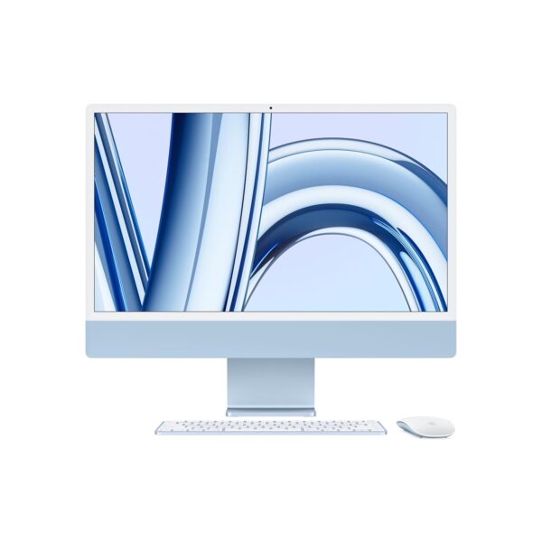 Apple 2023 iMac all-in-one desktop computer with M3 chip: 8-core CPU, 10-core GPU, 24-inch 4.5K Retina display, 8GB unified memory, 512GB SSD storage, matching accessories....