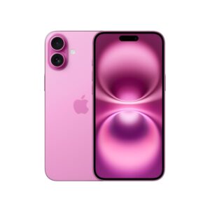 Apple iPhone 16 Plus 128 GB: 5G Mobile phone with Apple Intelligence, Camera Control, A18 Chip and a Big Boost in Battery Life. Works with AirPods; Pink