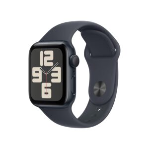 APPLE WATCH SERIES 10 40MM GPS MIGNIGHT ALUMINUM CASE WITH SPORT STRAP S/M MXE73QL/A