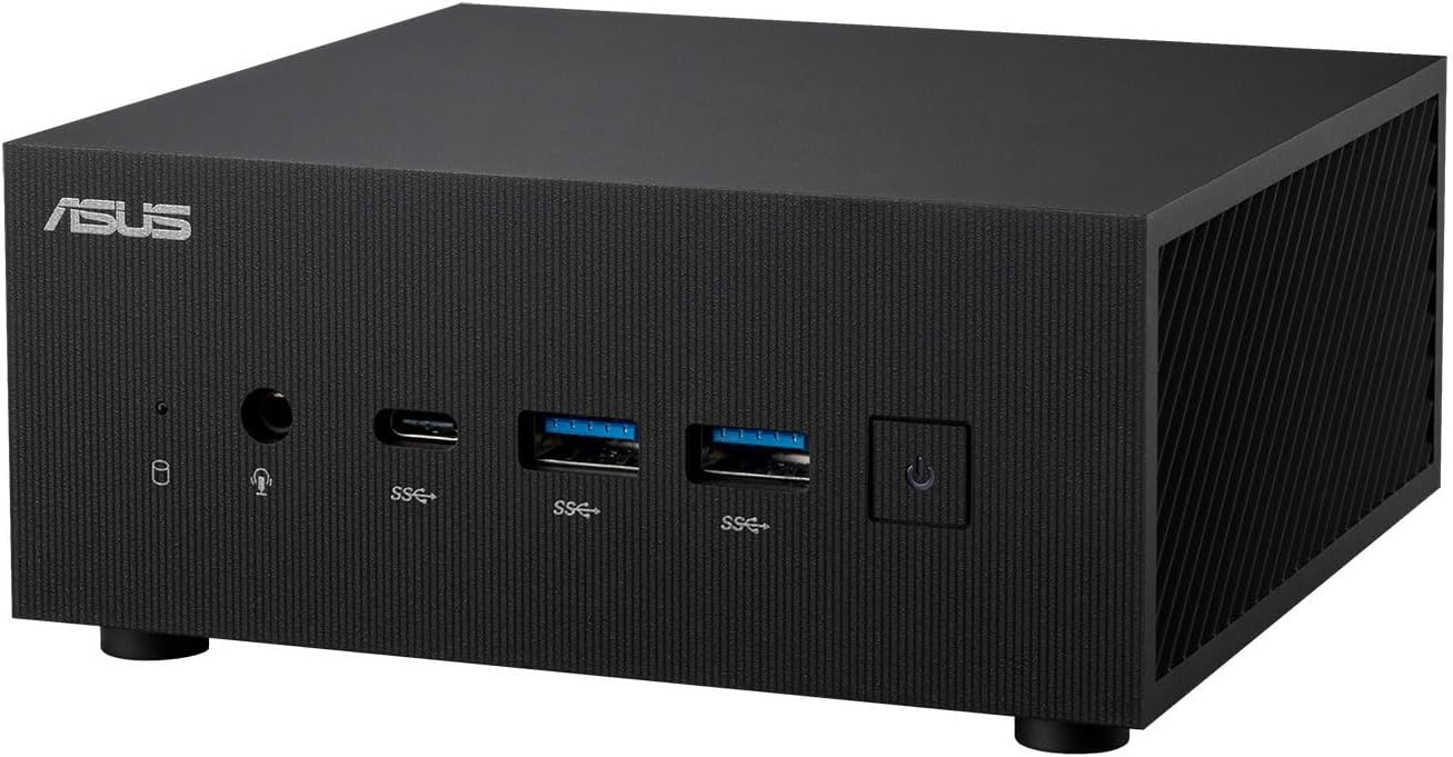 ASUS Mini PC PN52 (S7141AD) Ultra-compact with AMD Ryzen 7 5800HS, Integrated Radeon Graphics, supports Quad-4K displays and 8K, 2x PCIe Gen3, 4x M.2 PCIE, 256Gb G3 SSD, 2.5 Gb...