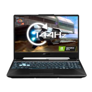 ASUS TUF A15 FA506NC 15.6" Full HD 144Hz Gaming Laptop (AMD Ryzen 5-7535HS, NVIDIA GeForce RTX 3050, 16GB RAM, 512GB PCIe SSD, Windows 11 Home)