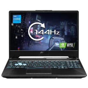 ASUS TUF F15 FX506HC 15.6" 144Hz Full HD Gaming Laptop (Intel i5-11400H, NVIDIA GeForce RTX 3050, 8GB RAM, 512GB SSD, Windows 11)