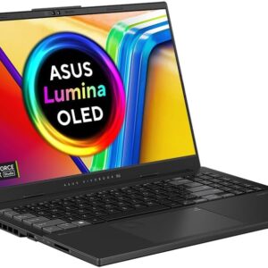 ASUS Vivobook Pro 15 OLED N6505MV 15.6" 3K 120Hz OLED Laptop (Intel Core Ultra 9-185H, NVIDIA GeForce RTX 4060, 24GB RAM, 1TB PCIe SSD, UK Layout Backlit Keyboard, Windows 11 Home)