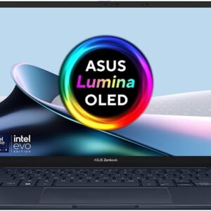 ASUS Zenbook 14 OLED UX3405CA 14.0" WUXGA OLED Touchscreen Laptop (Intel Core Ultra 9 285H, 32GB RAM, 1TB PCIe G4 SSD, Backlit Keyboard, Wi-Fi 7, Windows 11 Home)