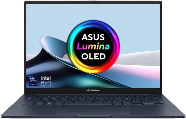 ASUS Zenbook 14 OLED UX3405CA 14.0" WUXGA OLED Touchscreen Laptop (Intel Core Ultra 9 285H, 32GB RAM, 1TB PCIe G4 SSD, Backlit Keyboard, Wi-Fi 7, Windows 11 Home)