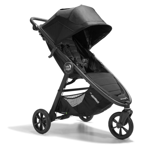 Baby Jogger City Mini GT2 All-Terrain Pushchair | Lightweight, Foldable Stroller | Opulent Black