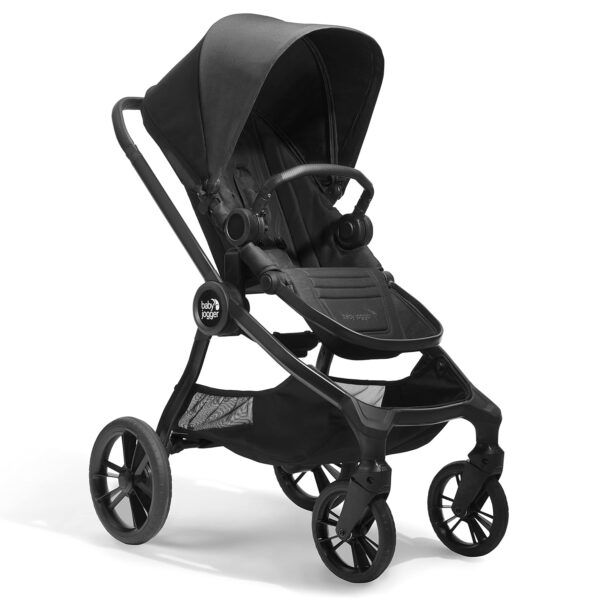 Baby Jogger City Sights Compact Reversible Stroller | Foldable, Lightweight Pushchair | Belly Bar Included | Rich Black
