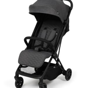 Babylo Spire Auto One-Hand Fold Compact Stroller, Birth to 22kg (Approx. 4yrs), Shadow Grey