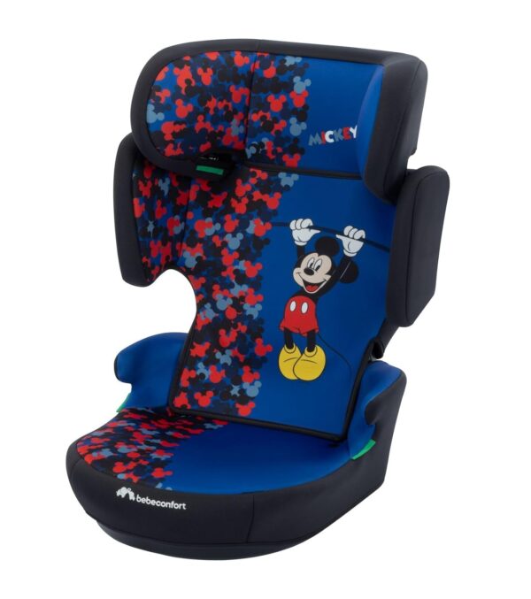 Bebeconfort Disney Hera i-Safe, Backrest Booster Car Seat, 3.5-12 Years (100-150cm), Mickey Mouse Car Seat, Foldable & Lightweight, Seat Belt Installation, 14 Headrest...