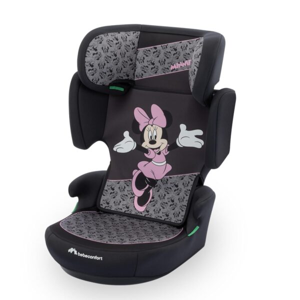 Bebeconfort Disney RoadSafe i-Size, Backrest Booster Car Seat, 3.5-12 Years (100-150cm), Minnie Mouse Car Seat, Foldable & Lightweight, Seat Belt Installation, 14 Headrest...
