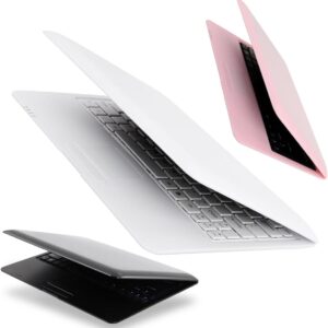 Bigmachine 10.1 Inch Portable Quad Core 8GB Computer Laptop Mini PC Android 6.0 Netbook Lightweight Notebook WiFi Webcam Netflix YouTube Player Flash (White)