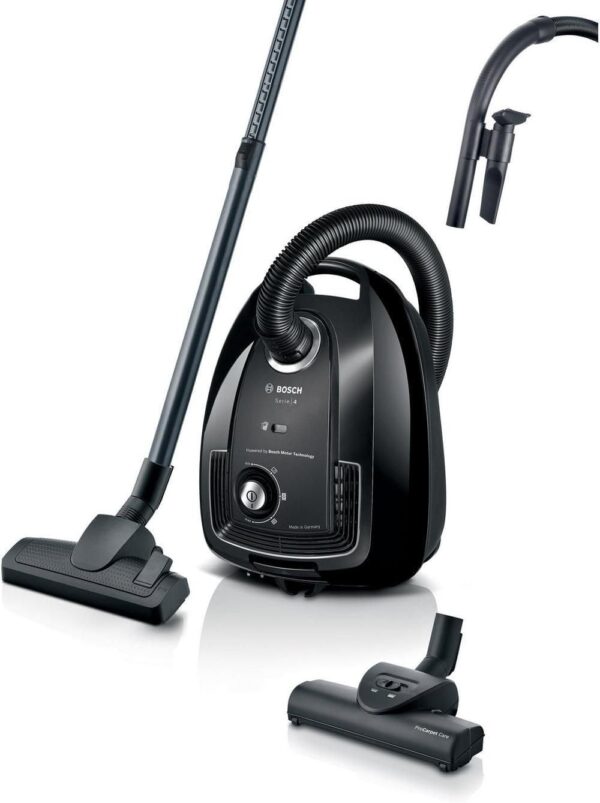 Bosch BGL38BA3GB Serie 4 ProEco 850W Bagged Cylinder Vacuum Cleaner-Black