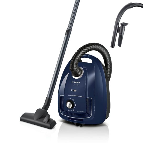 Bosch Hausgeräte Serie 4 BGD38BU2, Vacuum Cleaner with Bag, Blue, keine Parquet Düse