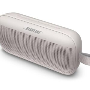 Bose SoundLink Flex Bluetooth Portable Speaker, Wireless Waterproof Speaker for Outdoor Travelâ€”White