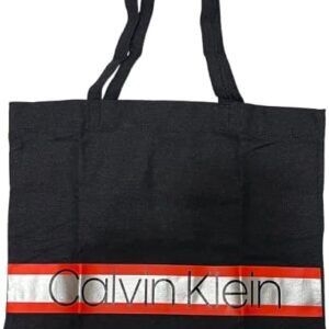 Calvin Klein Canvas Charcoal Tote Bag (Made from Recycled Material)