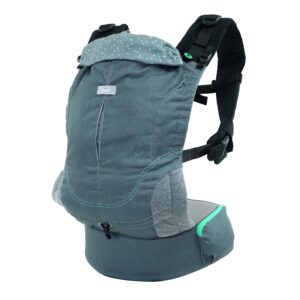 Chicco Myamaki Fit Physiological and Multi-Position Baby Carrier, Back and Neck Support – from Birth to 15 kg – Grey