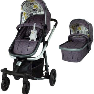 Cosatto Giggle Quad Pram & Pushchair – From Birth to 20kg, Lightweight, Compact Fold, Duo-directional Seat (Fika Forest)