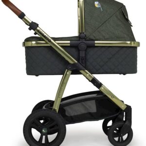 Cosatto Wow 2 Travel System - Birth to 25kg, Compact Fold, Inc Carrycot, Puncture Proof Tyres & Raincover (Bureau)