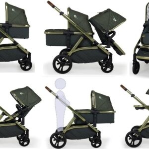 Cosatto Wow XL Tandem Pushchair with Buggy Board and Raincover (Bureau)