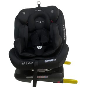 Cozy N Safe Apollo 360 Rotation Spin Toddler, Child Car Seat, Group 0+/1/2/3 (0-36kg, Birth to 12 Yrs), Rear & Forward Facing, ISOFix & Top Tether, 5 Recline Positions, Side...