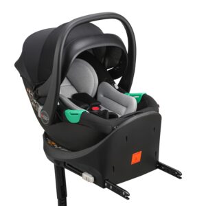 Cozy N Safe Snowdon i-Size Child Car Seat Carrier with ISOFix Base and Support Leg, 3 -Point Harness, Adjustable Headrest, Suitable from 40cm to 85cm (up to 15kg), New ECE R129...