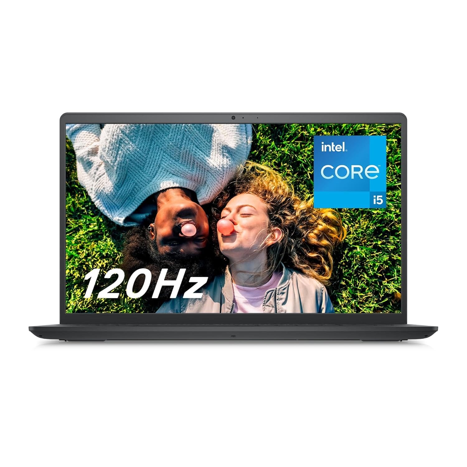 Dell Inspiron 15 (3520) Laptop - 15.6 Inch FHD 120Hz, Intel Core i5-1235U, 16GB RAM, 512GB SSD, Intel Iris Xe Graphics, Windows 11 Home, English UK Keyboard - Carbon Black