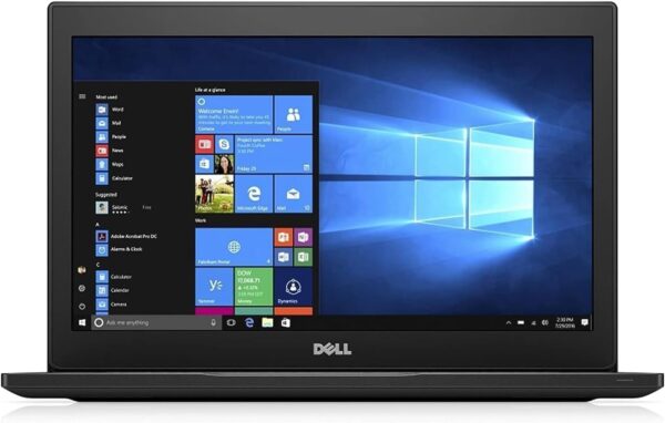 Dell Latitude 7280 Business Laptop, 12.5-Inch Notebook, Intel Core i5-6300U, 16GB RAM, 256GB SSD, US Keyboard, Win 10 Pro (Renewed)