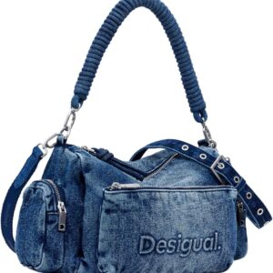 Desigual BAG_HALF LOGO, 5053 DENIM MEDIUM WASH, U