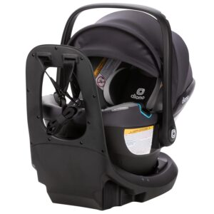 Diono LiteClik30 XT SafePlus Infant Carrier Infant Car Seat and Base, Rear-Facing for Infants 5-30lbs, SafePlus Engineering, with Infant Insert, UPF 50+ Sunshade (Gray Glacier...