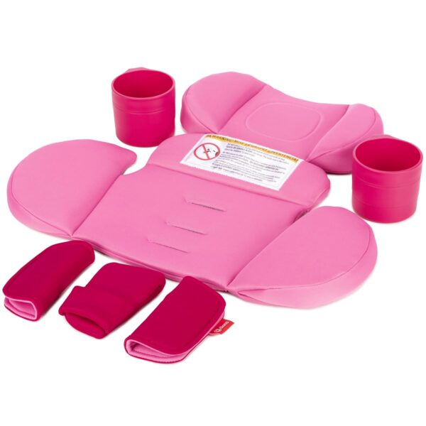 Diono Radian 3R Comfort Travel Kit, Infant Car Seat Accessory, Compatible with Radian 3R, 7-Piece Kit (2 Harness Pads, 1 Buckle Pad, Head Cushion, Seat Cushion, 2 Cupholders)