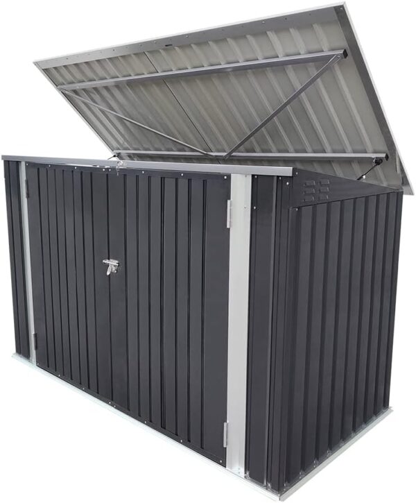 Garden storage shed bike metal pent tool sheds house galvanized steel Outdoor Storage